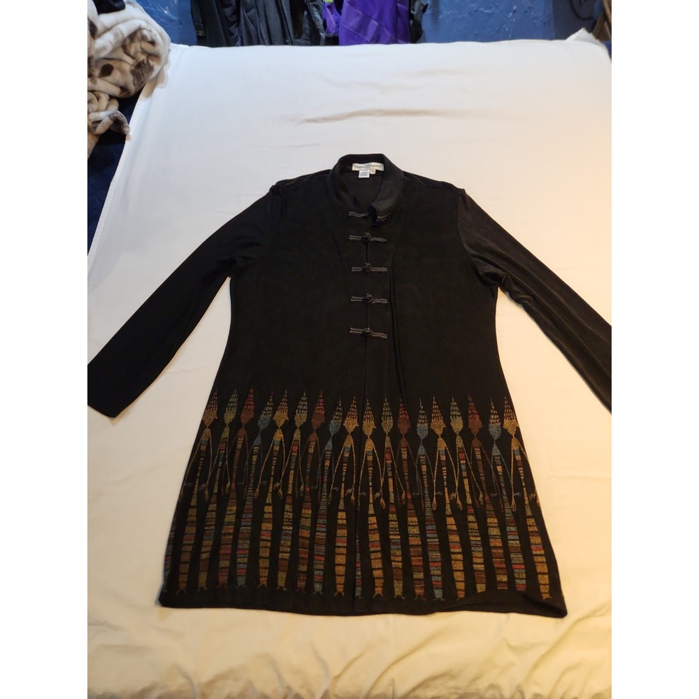 Norm Thompson Womans Lightweight Over Shirt Size L Made In The USA